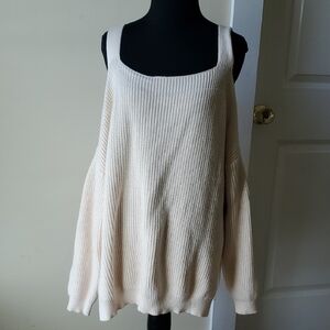 Elegant Cream Women's Sweater